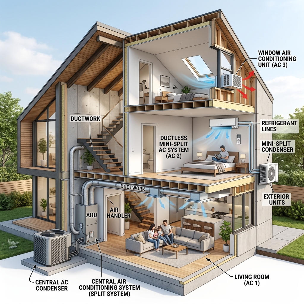 Mono-split, Multi-split ou Gainable : Quel système choisir ?